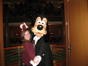 Dancing with Goofy on a Disney Cruise