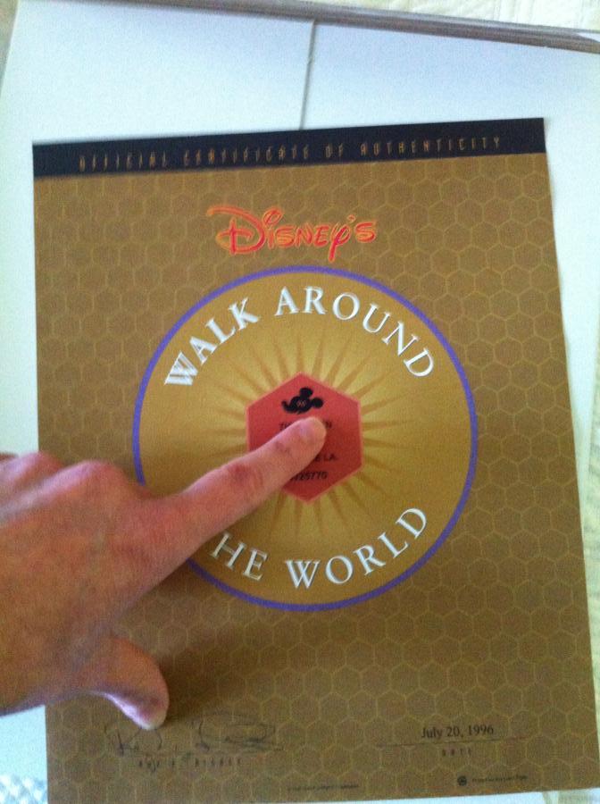 commemorative brick disney world