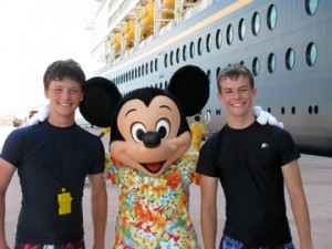 Disney Cruise Line with Teen Boys