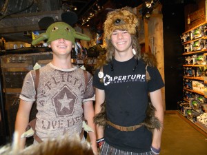 Yoda and Chewie Hats