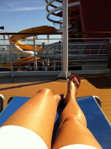 Relaxing at Sea on the Disney Magic