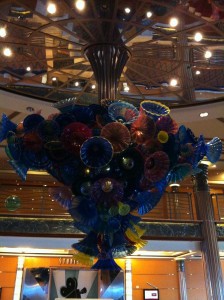 Original Chandelier on the Disney Magic