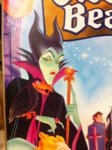 Maleficent on Sleeping Beauty movie cover