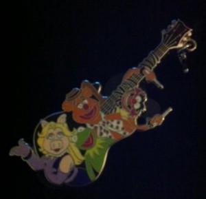 Muppet Guitar Disney Pin