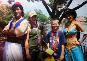 Aladdin and Jasmine at Walt Disney World