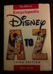 Dave Smith's Disney A to Z front