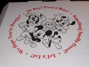 Pizza Delivery at WDW