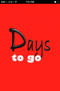 Days to Go App