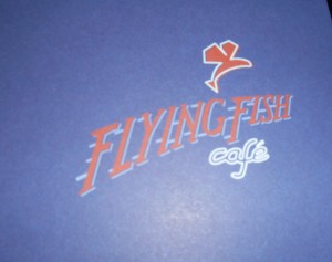 Flying Fish Cafe Menu Cover