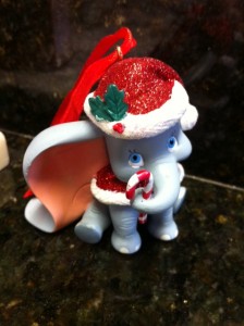 Dumbo Christmas Ornament