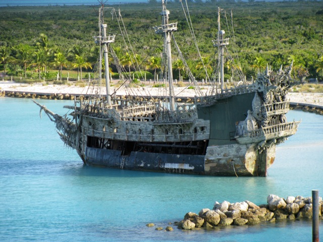 Did you get the opportunity to see the Flying Dutchman at Castaway Cay? 