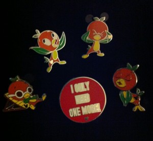 Orange Bird Disney Pins