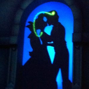 WDW Ariel and Eric in Silhouette