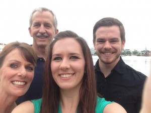 Family Pic at Disney's Boardwalk