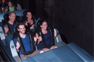 Famly Pic on Rock'n' Roller Coaster