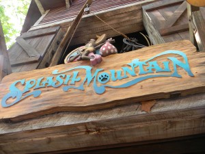 Sign for Splash Mountain / Magic Kingdom