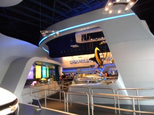 Inside Epcot's Test Track Building