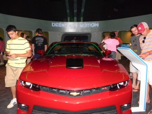 Display Vehicle in Epcot's Test Track