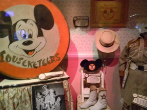 Mickey Mouse Club artifacts in One Man's Dream