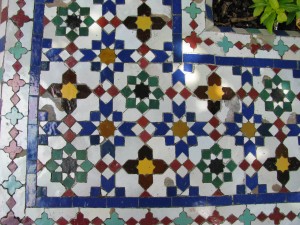 Tile Closeup / Morocco Pavilion / Epcot's World Showcase
