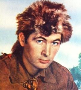 Davy Crocket played by Fess Parker