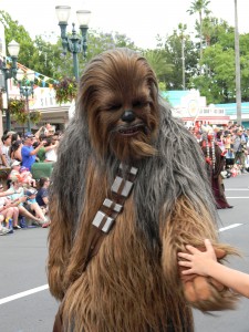 Wookie in Star Wars Parade