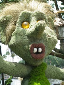 Troll Topiary in Epcot's Norway Pavilion