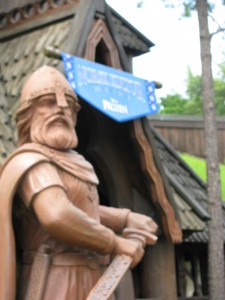 Norway Pavilion's Viking Statue