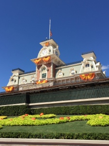Magic Kingdom Entrance in October