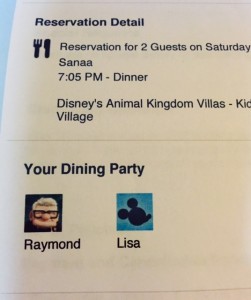 Printed Reservations