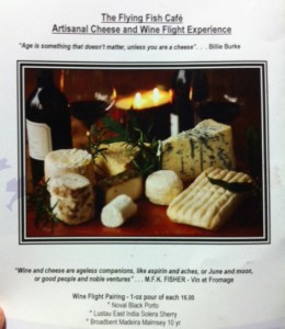 Flying Fish Cafe Artisanal Cheeses
