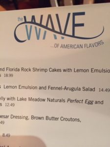 The Wave Menu