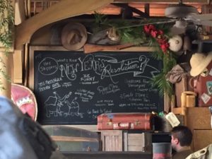 Jingle Cruise Chalk Board