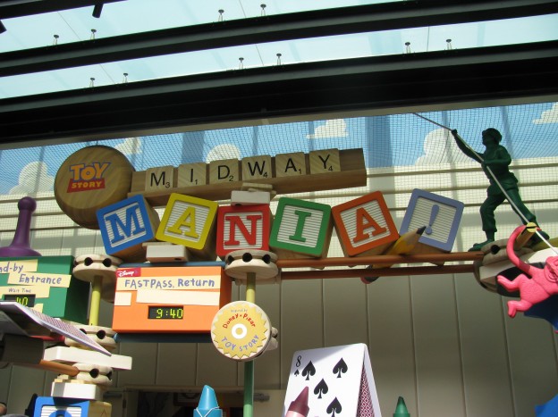 Entrance for Toy Story Midway Mania