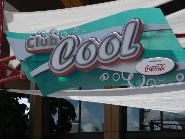Epcot's Club Cool Exterior