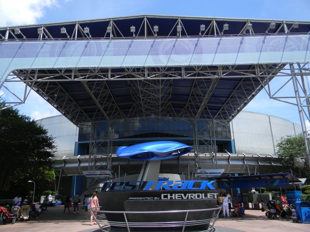 Epcot's Test Track Exterior